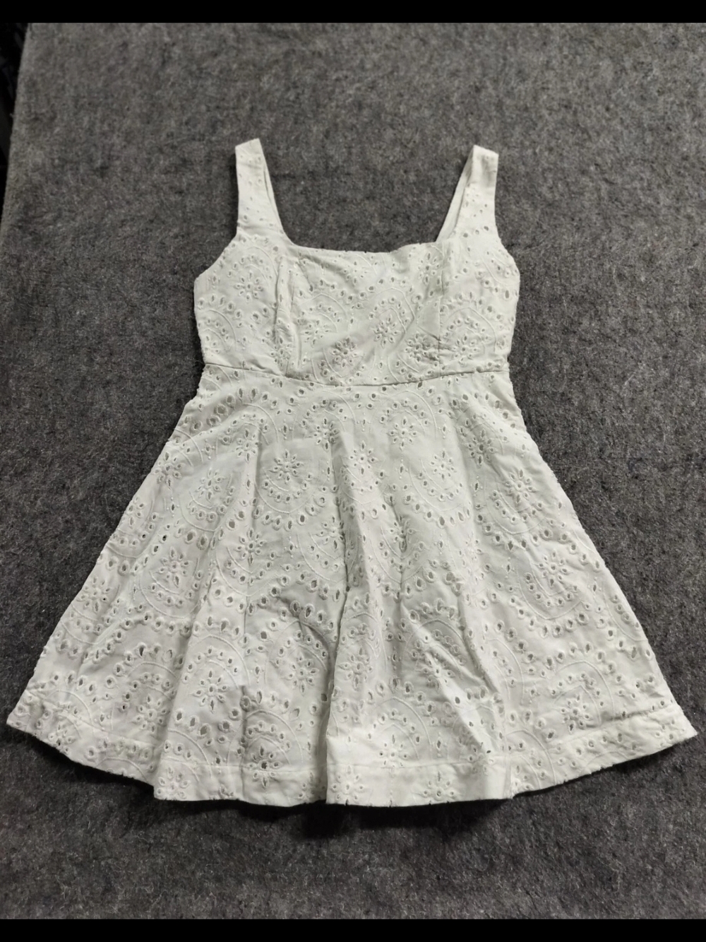 Jacqui The label White Eyelet Sundress for Women Size L